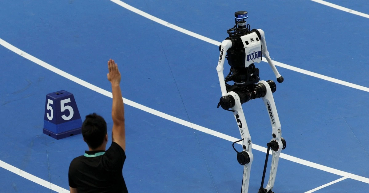 Ảnh bài viết: Robot Trung Quốc phá kỷ lục chạy 100m nhanh nhất thế giới của con người